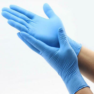 Powder Free Nitrile Gloves - Pack of 100 (S/M/L/XL)